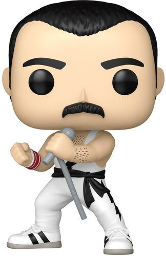 Queen - Funko POP! Rocks: Queen - Freddie Mercury (White Singlet) (Vinyl Figure, Collectible) |