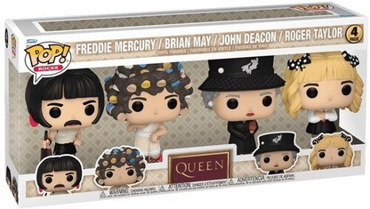 Funko POP! Rocks: Queen - I Want to Break Free 4-Pack (Large Item, Vinyl Figure, Collectible, 4 Pack) |