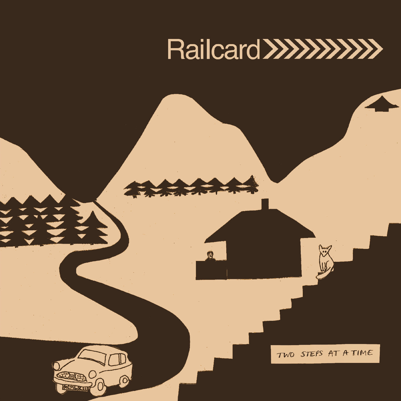Railcard - Two Steps At A Time [Transparent Tan Vinyl] |