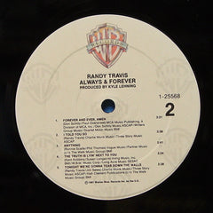 Randy Travis Always & Forever Warner Bros. Records, Warner Bros. Records LP, Album Near Mint (NM or M-) Near Mint (NM or M-)