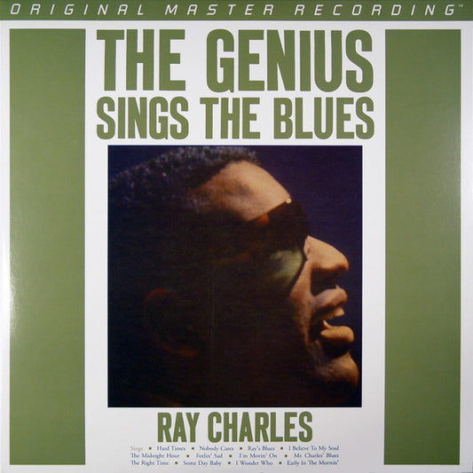 Ray Charles The Genius Sings The Blues Mobile Fidelity Sound Lab LP, Album, Mono, Ltd, Num, RE, RM, 180 Mint (M) Mint (M)