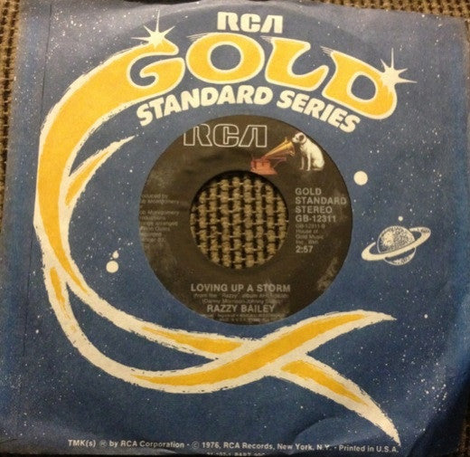 Razzy Bailey Loving Up A Storm / Friends RCA 7", Single Near Mint (NM or M-) Near Mint (NM or M-)