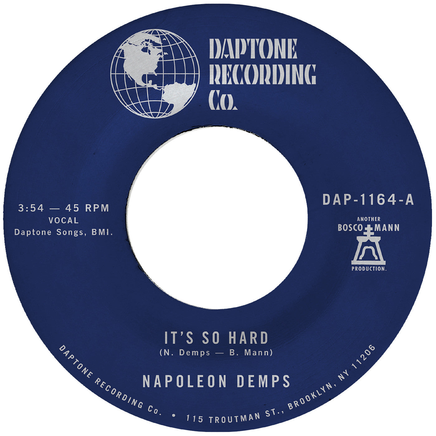 (PRE ORDER 3/27/26) It's so Hard b/w It's so Hard (Part Two) (VINYL 7") | - R&B *NEW*