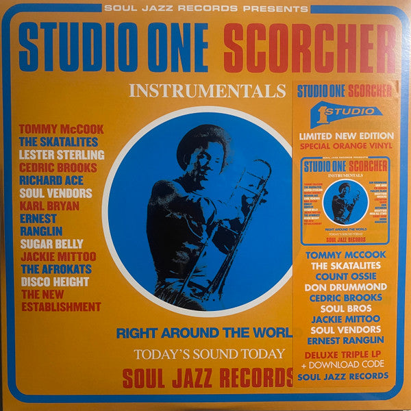 Various - Studio One Scorcher (TRANSPARENT ORANGE VINYL) | Mint (M) Mint (M) - REGGAE *SEALED/COLOR*