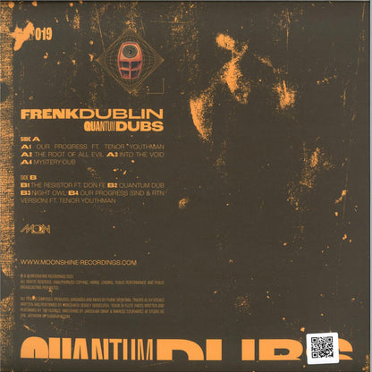 Frenk Dublin - (PRESALE 10/9/26) Quantum Dubs (VINYL LP Moonshine) | NEW - REGGAE/DUB *NEW*