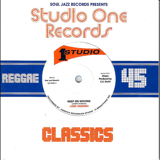 Lord Tanamo / Jackie Mittoo - (PRESALE 7/24/26) Keep On Moving / Totally Together (BLUE 7" VINYL) | Mint Mint - REGGAE *NEW/COLOR*