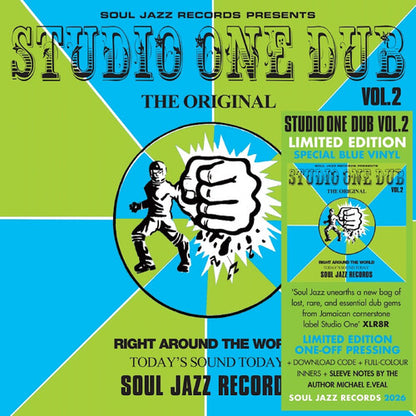 Soul Jazz Records Presents - STUDIO ONE DUB VOL. 2 (BF RSD 2026 BLUE VINYL 2xLP) | NEW - REGGAE *NEW/COLOR*