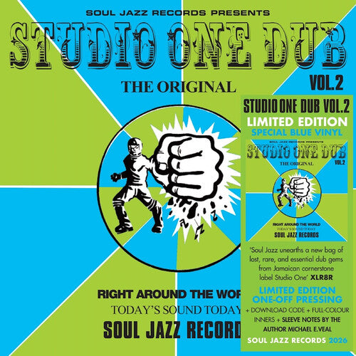 Soul Jazz Records Presents - STUDIO ONE DUB VOL. 2 (BF RSD 2026 BLUE VINYL 2xLP) | NEW - REGGAE *NEW/COLOR*