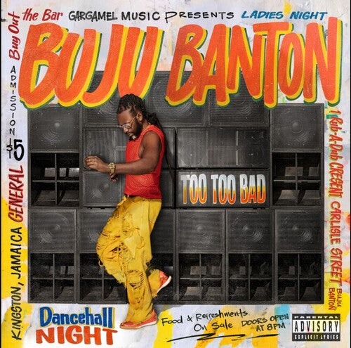 Buju Banton - (PRESALE 8/14/26) Too Too Bad (PHOTO VINYL LP GARGAMEL 2026) | Mint (M) Mint (M) - REGGAE *NEW/COLOR*