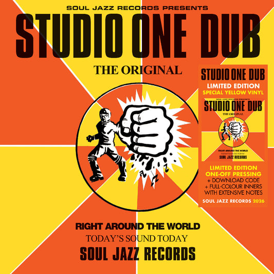 Soul Jazz Records presents - (PRESALE 6/26/26) STUDIO ONE DUB (DDL YELLOW 2xVINYL) | Mint (M) Mint (M) - REGGAE *NEW/COLOR*