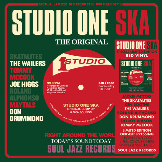 Soul Jazz Records presents - (PRESALE 6/26/26) STUDIO ONE SKA (DDL RED 2xVINYL) | Mint (M) Mint (M) - REGGAE *NEW/COLOR*