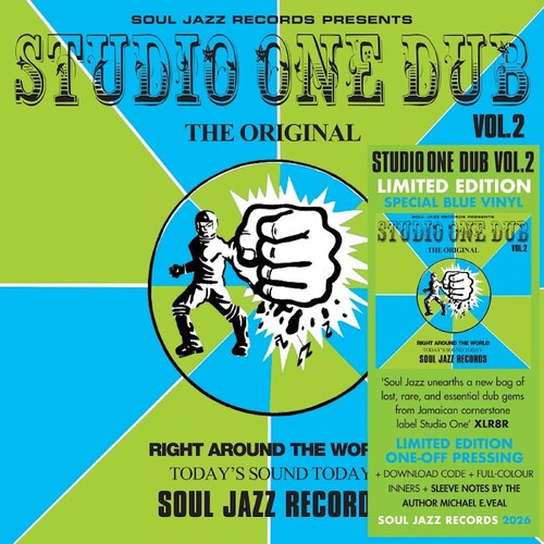Soul Jazz Records Presents - STUDIO ONE DUB VOL. 2 (BF RSD 2026 BLUE VINYL 2xLP) | NEW - REGGAE *NEW/COLOR*