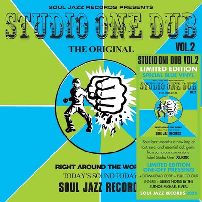 Soul Jazz Records Presents - STUDIO ONE DUB VOL. 2 (BF RSD 2026 BLUE VINYL 2xLP) | NEW - REGGAE *NEW/COLOR*