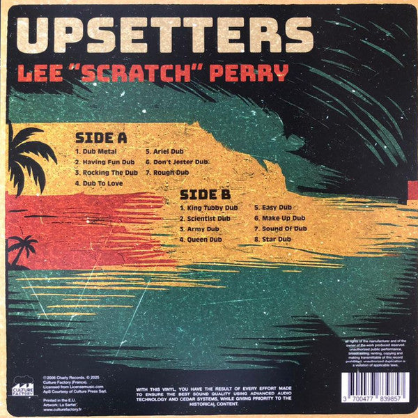Lee Perry - Upsetters (TRANSLUCENT YELLOW VINYL) | Mint (M) Mint (M) - REGGAE *NEW/COLOR*