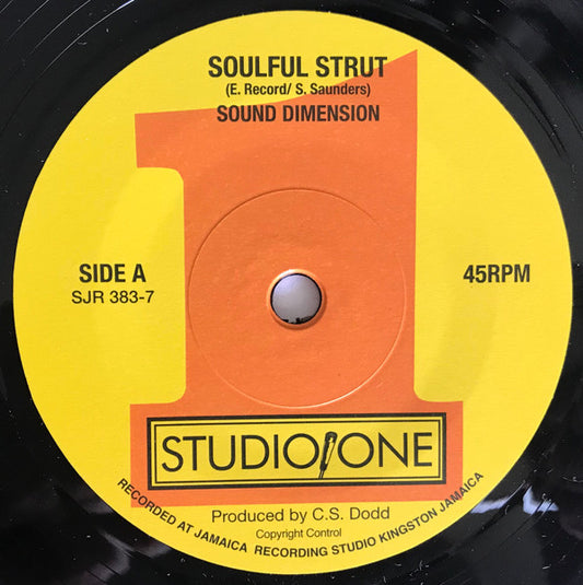 Sound Dimension - Soulful Strut / Time Is Tight | Mint (M) Mint (M) - REGGAE *NEW*