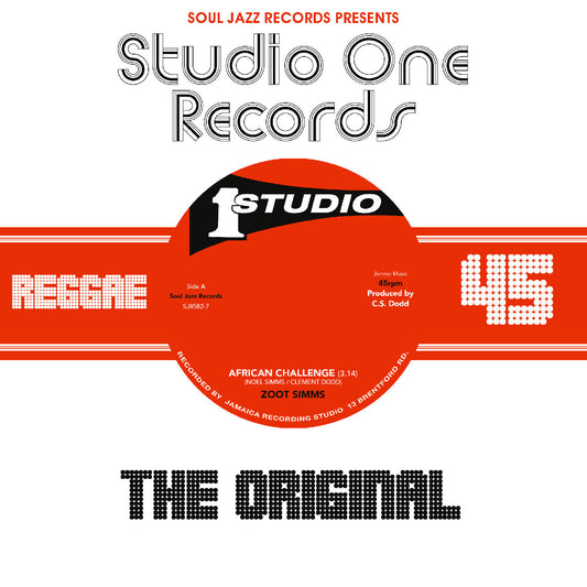 Zoot Simms / Sound Dimension - (PRESALE 12/11/26) African Challenge (VINYL 7") | NEW - REGGAE *NEW*