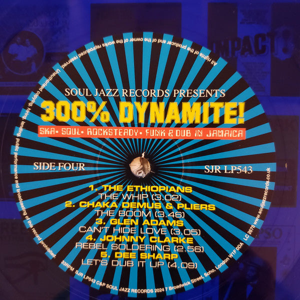 Various - 300% Dynamite! | Mint (M) Mint (M) - REGGAE *SEALED/COLOR/RSD*