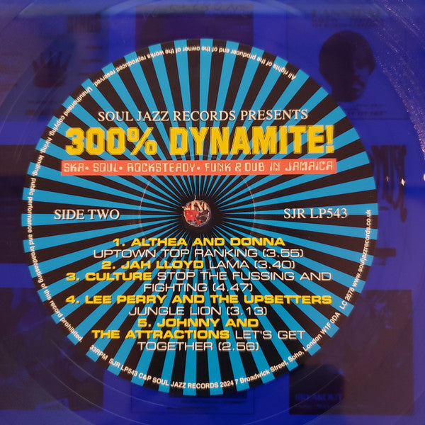 Various - 300% Dynamite! | Mint (M) Mint (M) - REGGAE *SEALED/COLOR/RSD*