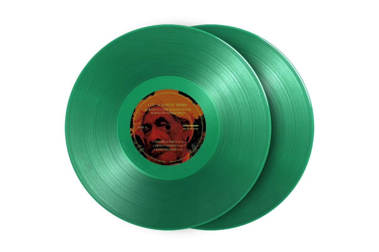 Scratch Came Scratch Saw Scratch Conquered (MOV | TRANSLUCENT GREEN VINYL) | Mint (M) Mint (M) - REGGAE *SEALED/COLOR*