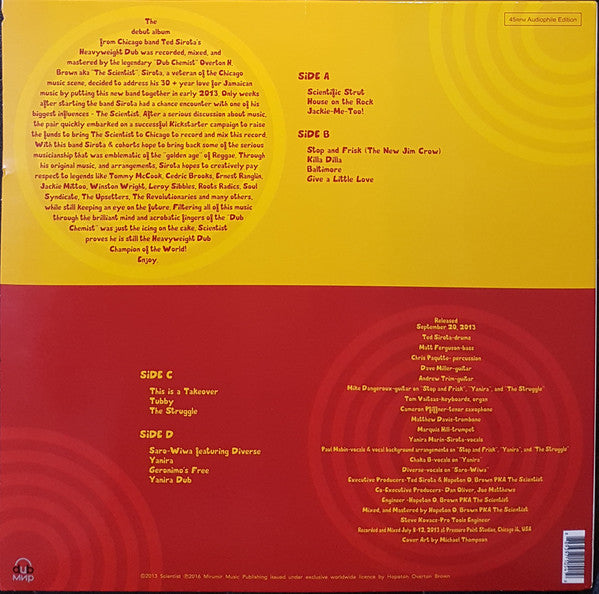 Scientist Heavyweight Dub 2XLP, CD Mint (M) Mint (M)