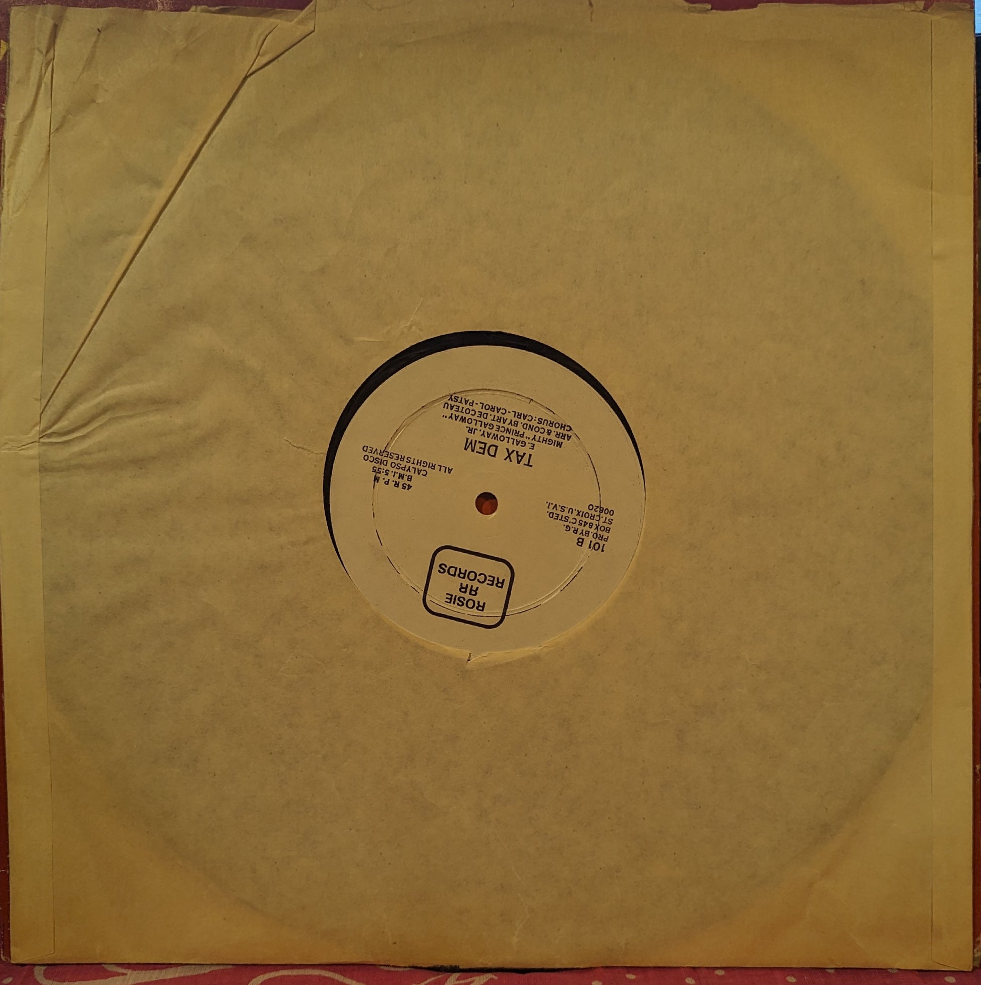 Mighty Prince Galloway - Calypso Disco '83 | Excellent (EX) Excellent (EX) - REGGAE / USED *EXCELLENT*