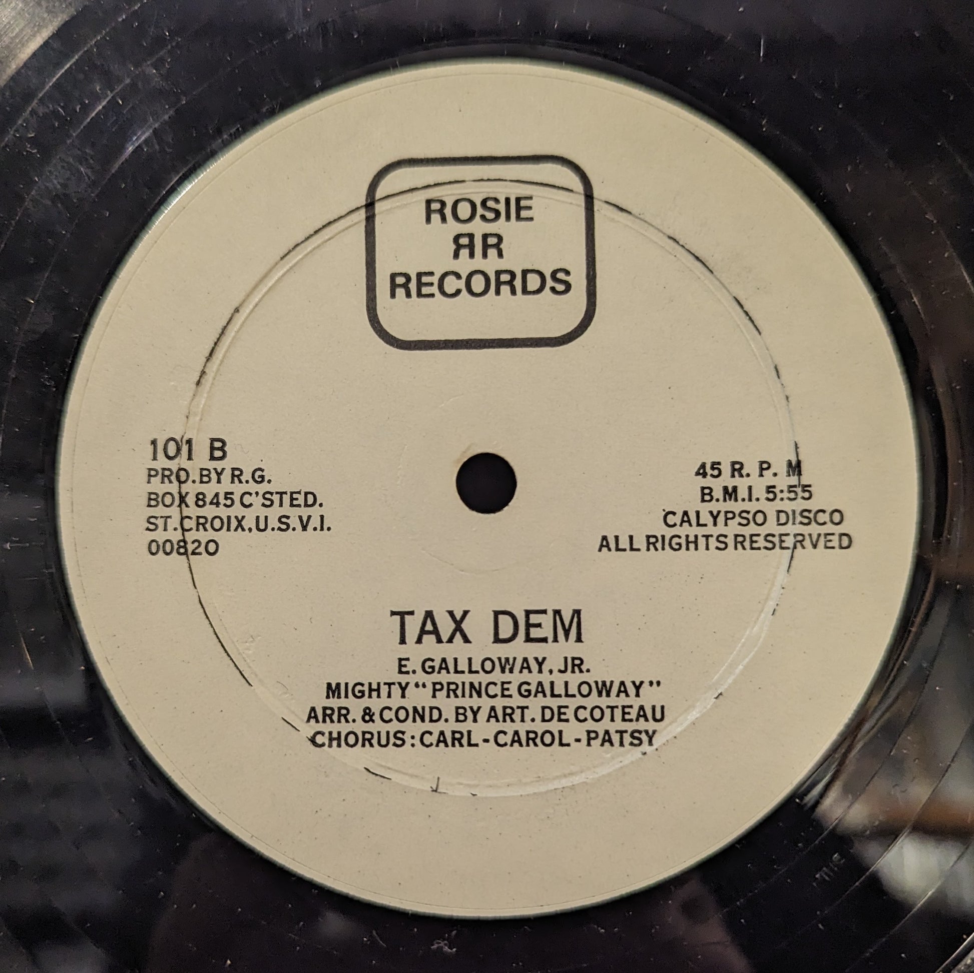 Mighty Prince Galloway - Calypso Disco '83 | Excellent (EX) Excellent (EX) - REGGAE / USED *EXCELLENT*