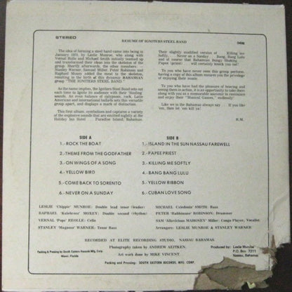 Igniters Steel Band - Igniters Explode | Very Good Plus (VG+) Near Mint (NM) - REGGAE / USED *EXCELLENT*