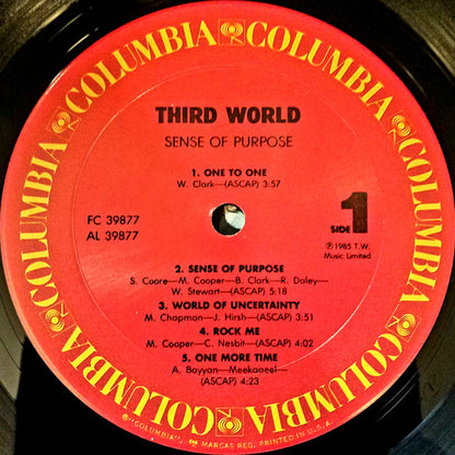 Third World - Sense Of Purpose (VINYL) | Near Mint (NM) Near Mint (NM) - REGGAE / USED *NEAR MINT*