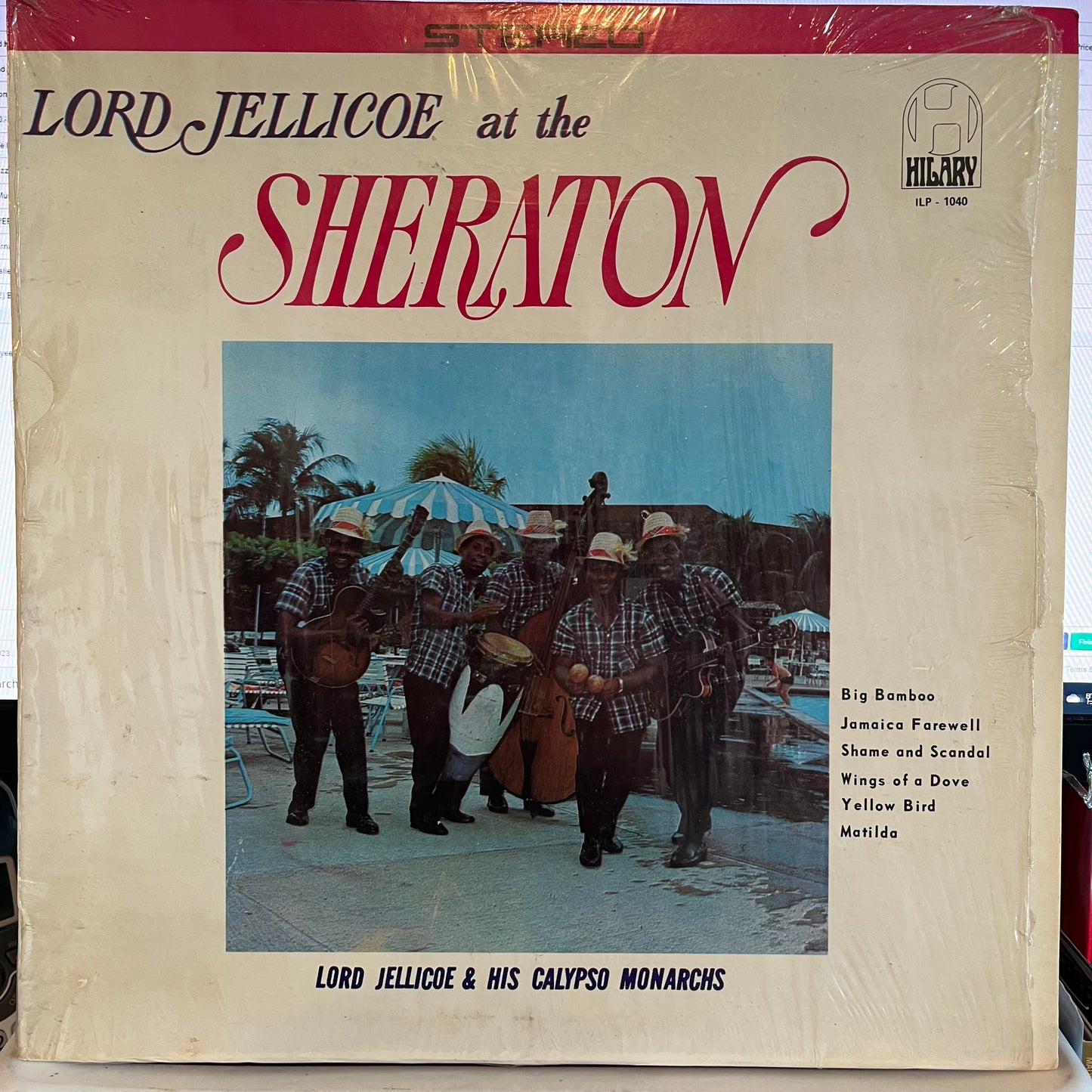Lord Jellicoe And His Calypso Monarchs - Lord Jellicoe At The Sheraton | Very Good (VG) Near Mint (NM) - REGGAE / USED *RED*VERY GOOD*