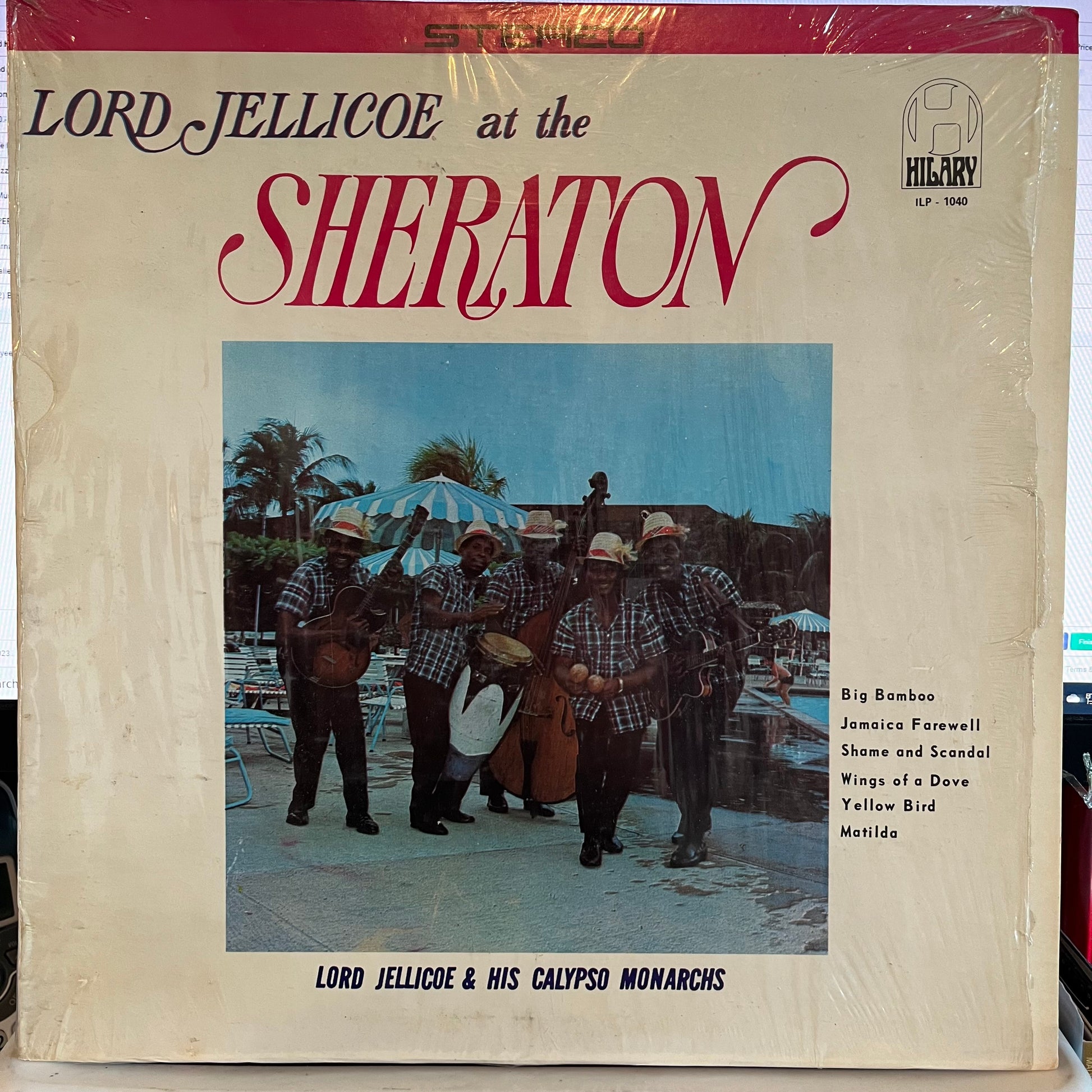 Lord Jellicoe And His Calypso Monarchs - Lord Jellicoe At The Sheraton | Very Good (VG) Near Mint (NM) - REGGAE / USED *RED*VERY GOOD*