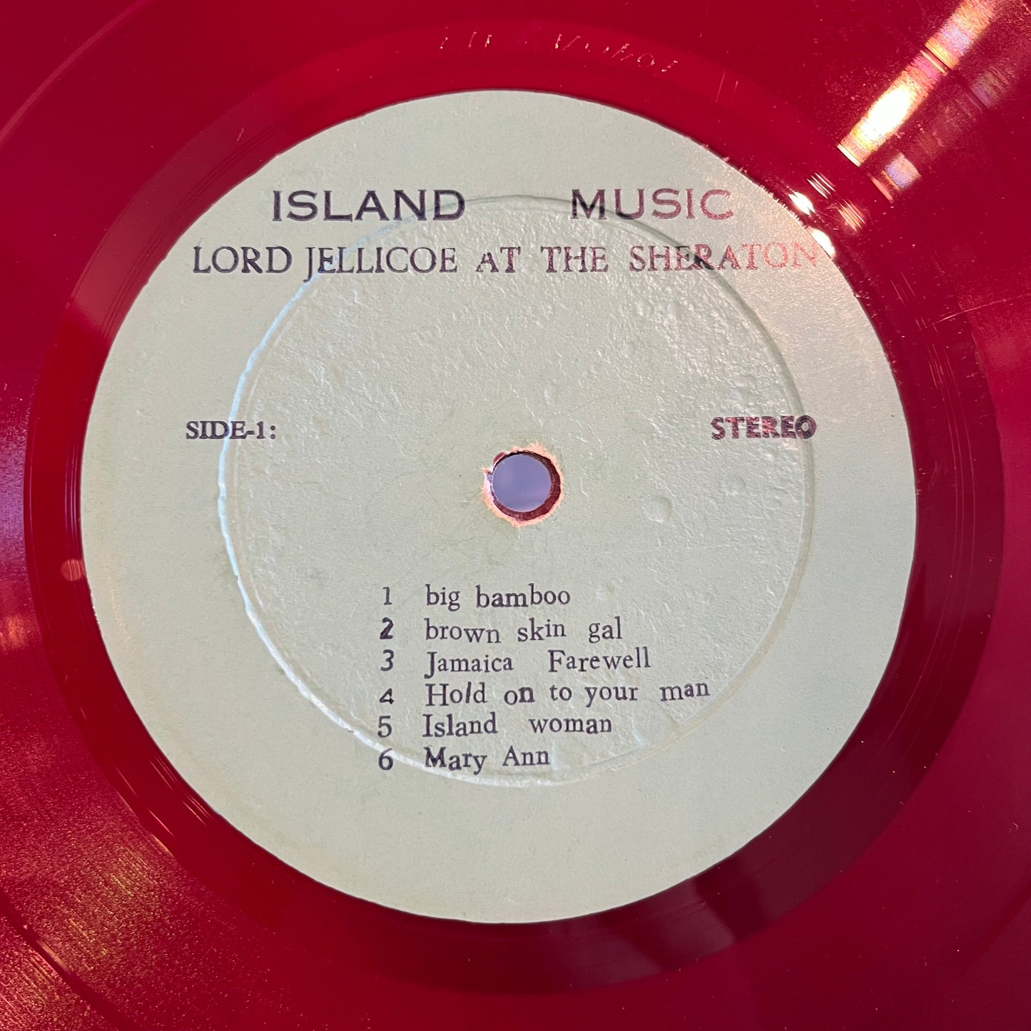 Lord Jellicoe And His Calypso Monarchs - Lord Jellicoe At The Sheraton | Very Good (VG) Near Mint (NM) - REGGAE / USED *RED*VERY GOOD*