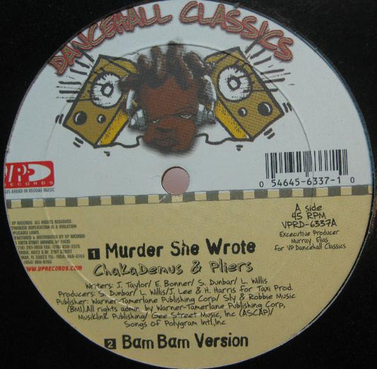 Murder She Wrote / Thief Of Bagdad (VINYL) | Very Good (VG) Generic - REGGAE / USED *VERY GOOD*