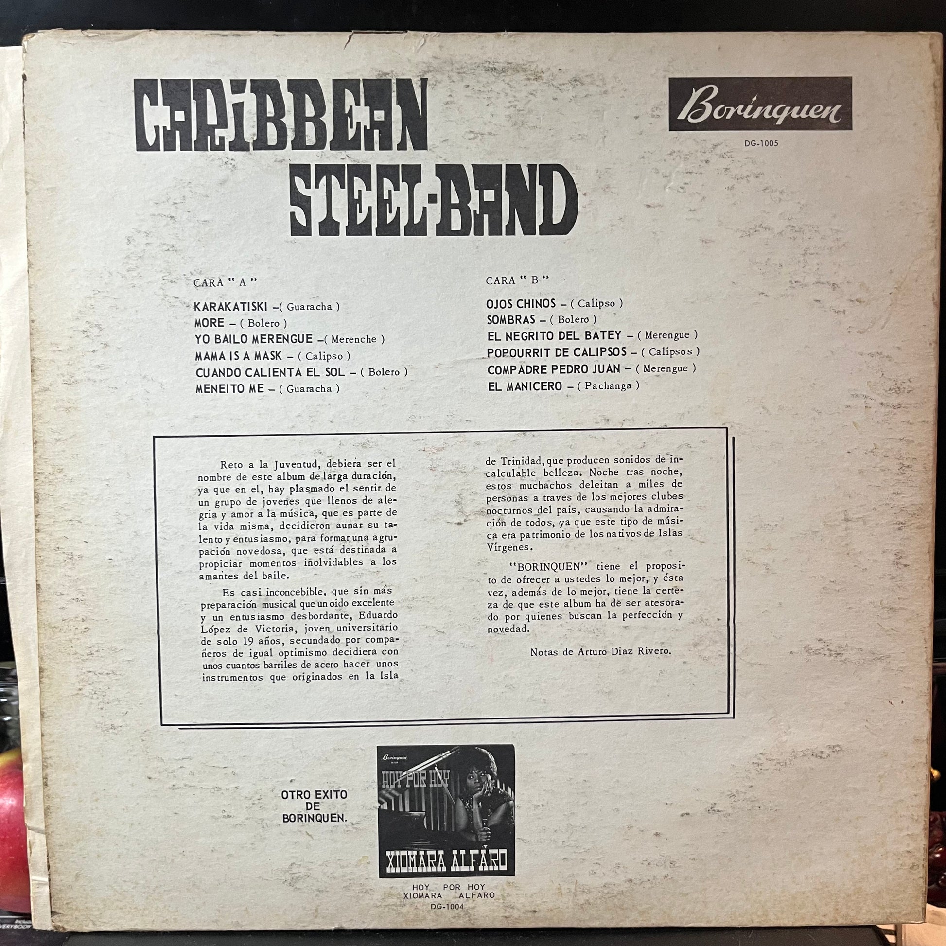 Caribbean Steel-Band (VINYL) | Very Good (VG) Very Good (VG) - REGGAE/WORLD / USED *VERY GOOD*