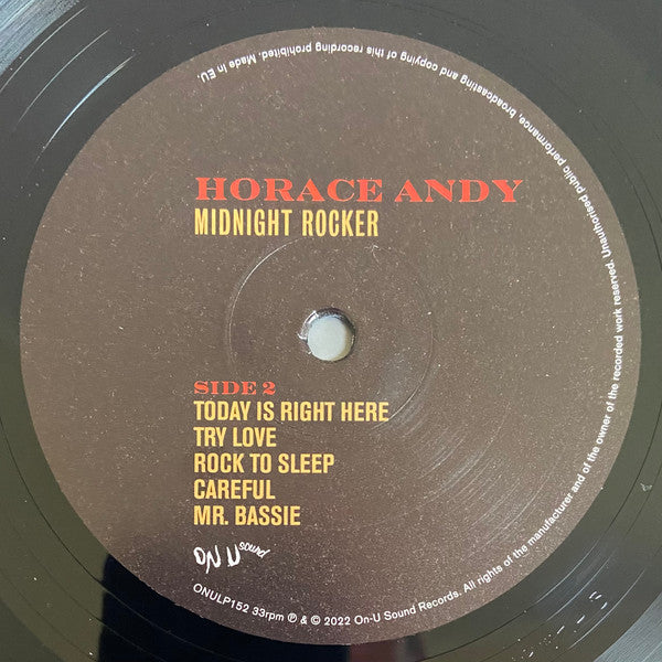 Horace Andy - Midnight Rocker | Mint (M) Mint (M) - REGGAE