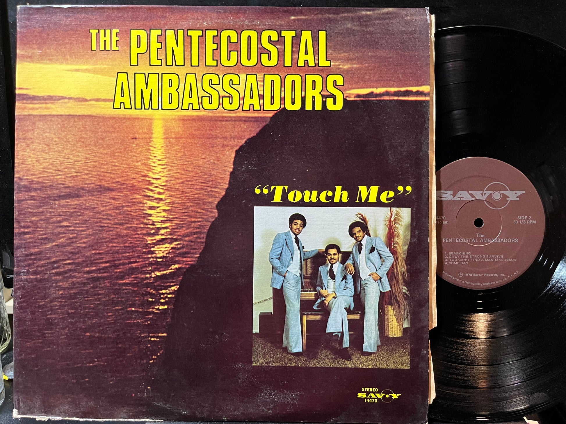 Pentecostal Ambassadors - Touch Me (VINYL LP Savoy Records SGL 14470 1978) | Excellent+ (EX+) Excellent (EX) - RELIGIOUS/GOSPEL / USED *EXCELLENT+*