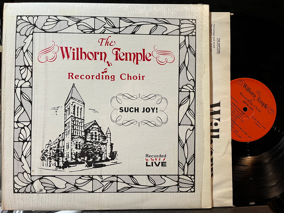 Wilborn Temple Recording Choir - Such Joy! (VINYL LP) | USED Excellent (EX) Near Mint (NM or M-) - RELIGIOUS/GOSPEL / USED *EXCELLENT*