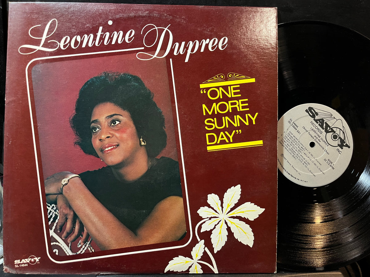 Leontine Dupree - One More Sunny Day (VINYL LP) | USED Near Mint (NM or M-) Excellent (EX) - RELIGIOUS/GOSPEL / USED *NEAR MINT*