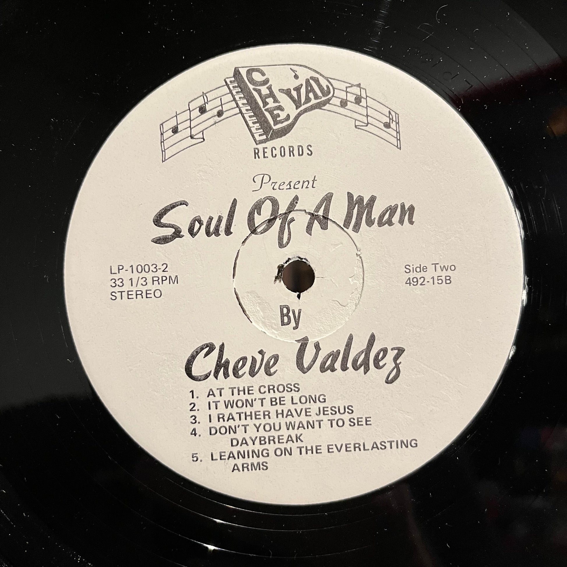 Cheve Valdez - Soul Of A Man | Very Good Plus (VG+) Near Mint (NM) - RELIGIOUS/LATIN / USED *EXCELLENT*
