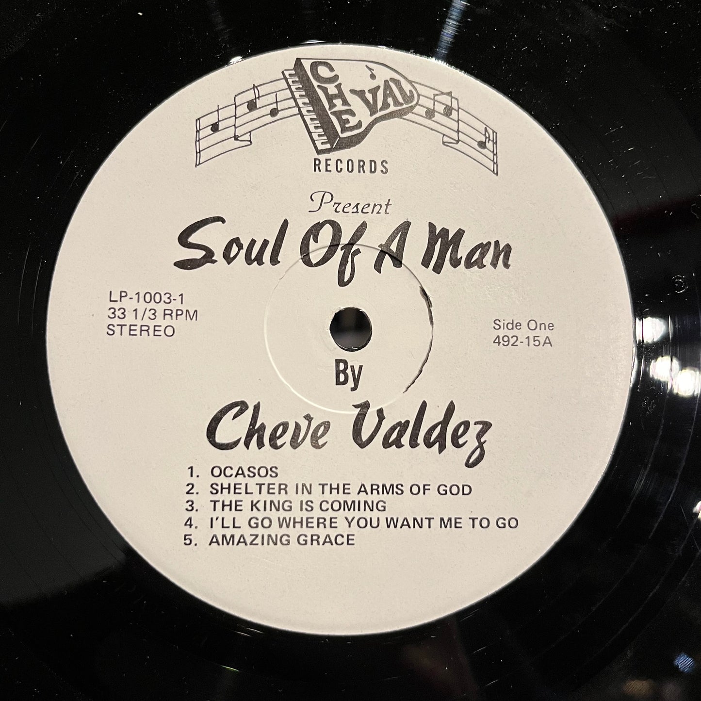 Cheve Valdez - Soul Of A Man | Very Good Plus (VG+) Near Mint (NM) - RELIGIOUS/LATIN / USED *EXCELLENT*