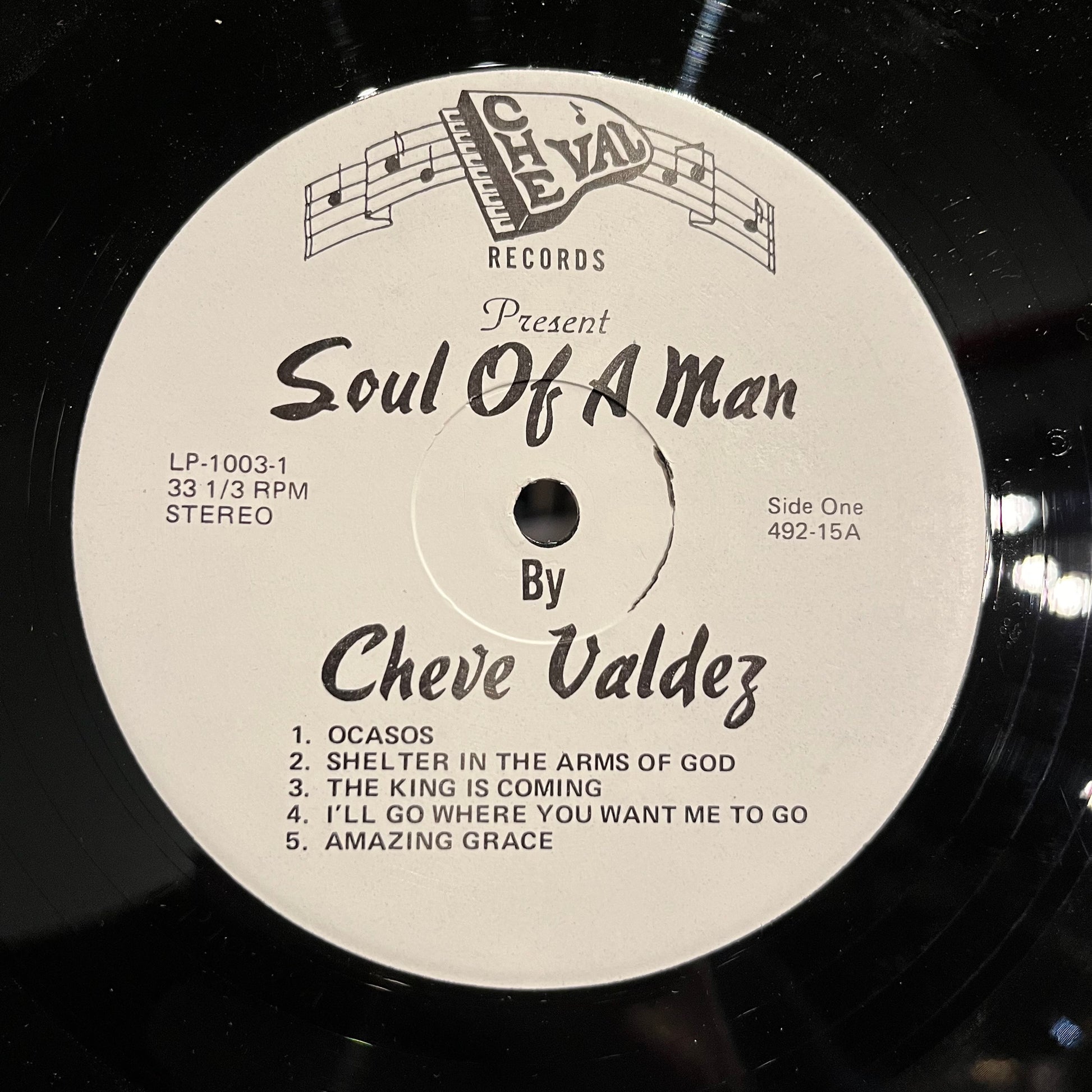 Cheve Valdez - Soul Of A Man | Very Good Plus (VG+) Near Mint (NM) - RELIGIOUS/LATIN / USED *EXCELLENT*