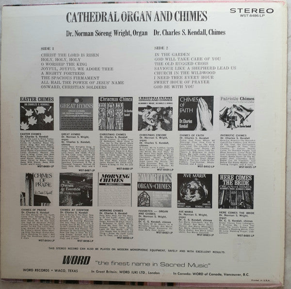 Dr. Norman Söreng Wright - Cathedral Organ And Chimes | Mint (M) Near Mint (NM) - RELIGIOUS *SEALED*