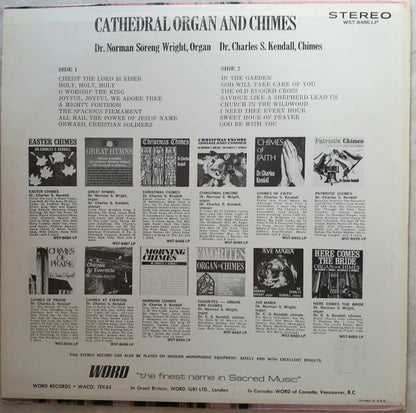 Dr. Norman Söreng Wright - Cathedral Organ And Chimes | Mint (M) Near Mint (NM) - RELIGIOUS *SEALED*