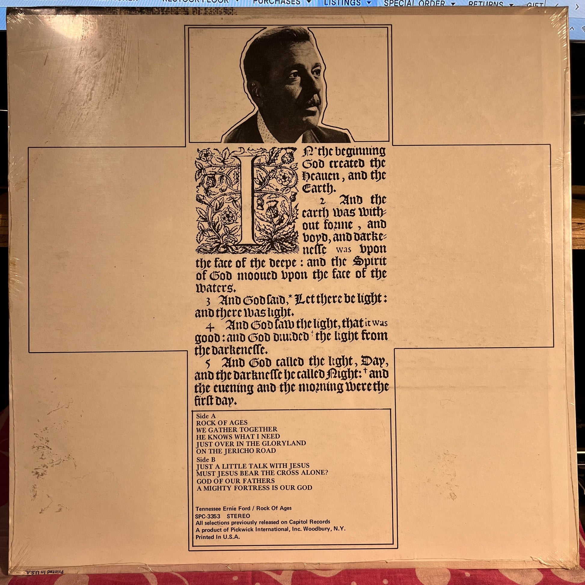 Tennessee Ernie Ford - Rock Of Ages *SEALED* | Mint (M) Near Mint (NM) - RELIGIOUS *SEALED*