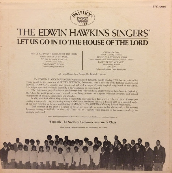 Edwin Hawkins Singers - Let Us Go Into The House Of The Lord (VINYL) | Excellent (EX) Excellent (EX) - RELIGIOUS / USED *EXCELLENT*