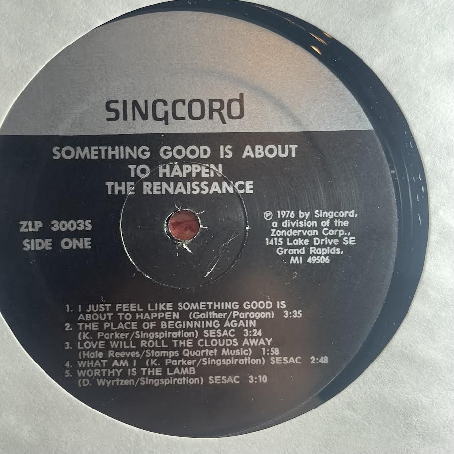 Something Good Is About To Happen (VINYL) | Excellent (EX) Excellent (EX) - RELIGIOUS / USED *EXCELLENT*