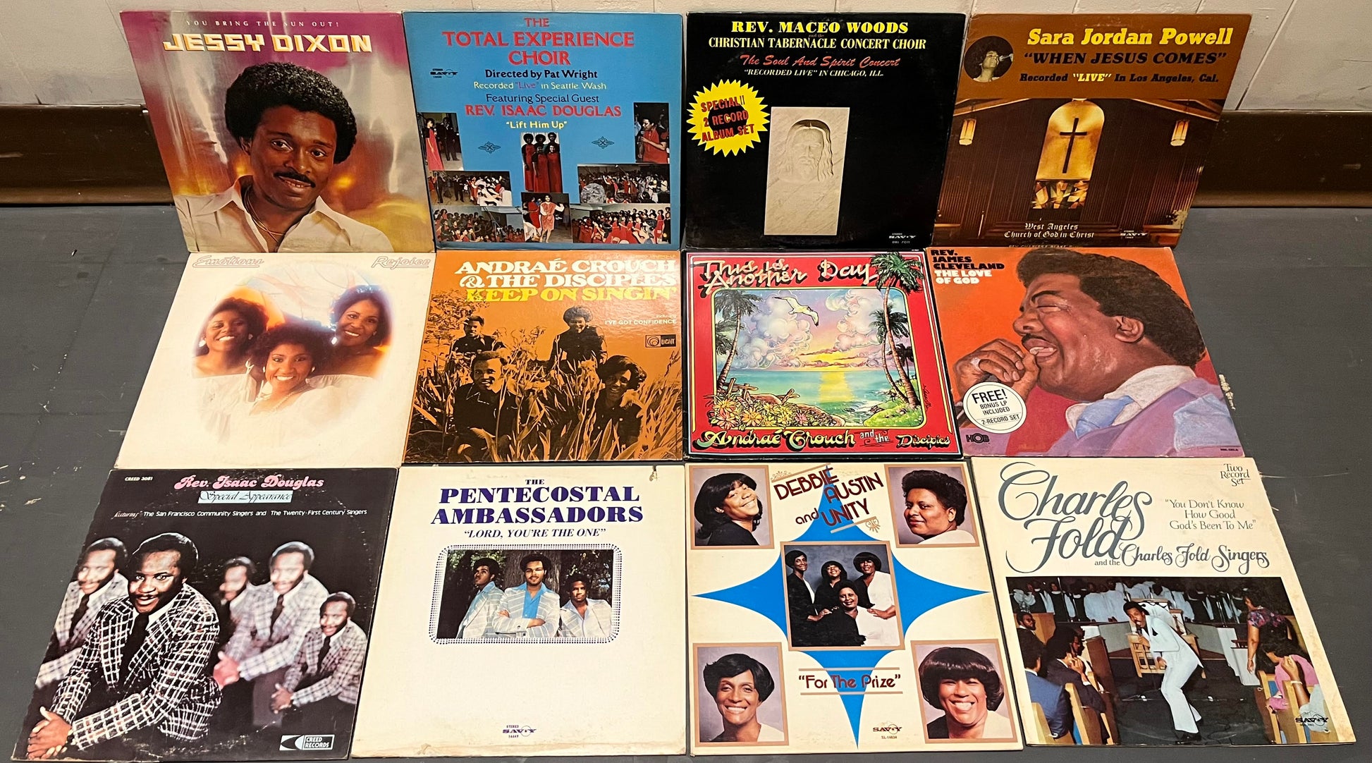 Va - 12 GOSPEL/CHORUS VINYL RECORD LPS / COLLECTION / LOT | Excellent (EX) Excellent (EX) - RELIGIOUS