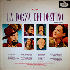 Renata Tebaldi, Giulietta Simionato, Cesare Siepi, La Forza Del Destino Highlights London Records LP, Album, Mono Very Good Plus (VG+) Very Good Plus (VG+)