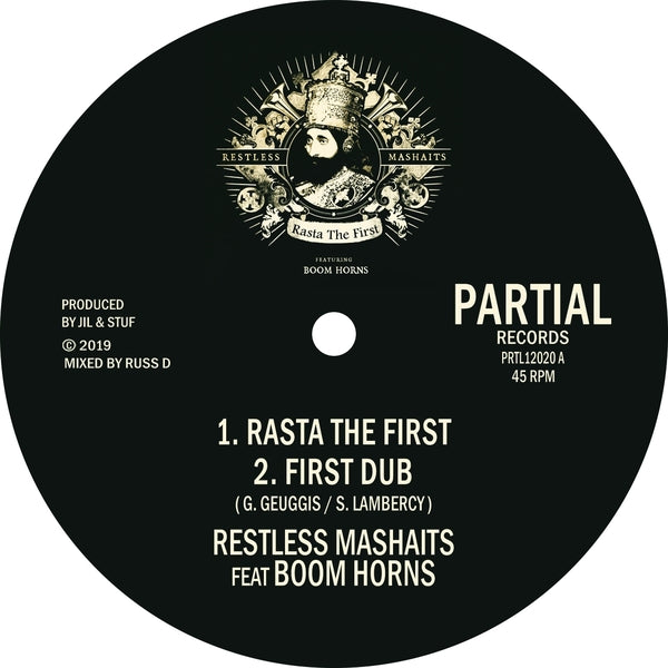 RESTLESS MASHAITS FEAT. BOOM HORNS - Rasta the First (VINYL) | Mint (M) Mint (M) - REGGAE *NEW*