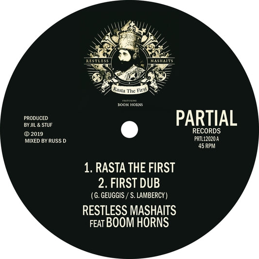 RESTLESS MASHAITS FEAT. BOOM HORNS - Rasta the First (VINYL) | Mint (M) Mint (M) - REGGAE *NEW*