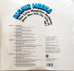 Richie Weeks The Love Magician Archives - Disco - New York City 1978-79. Vol.1 Past Due 3x12", Album, Comp Mint (M) Mint (M)